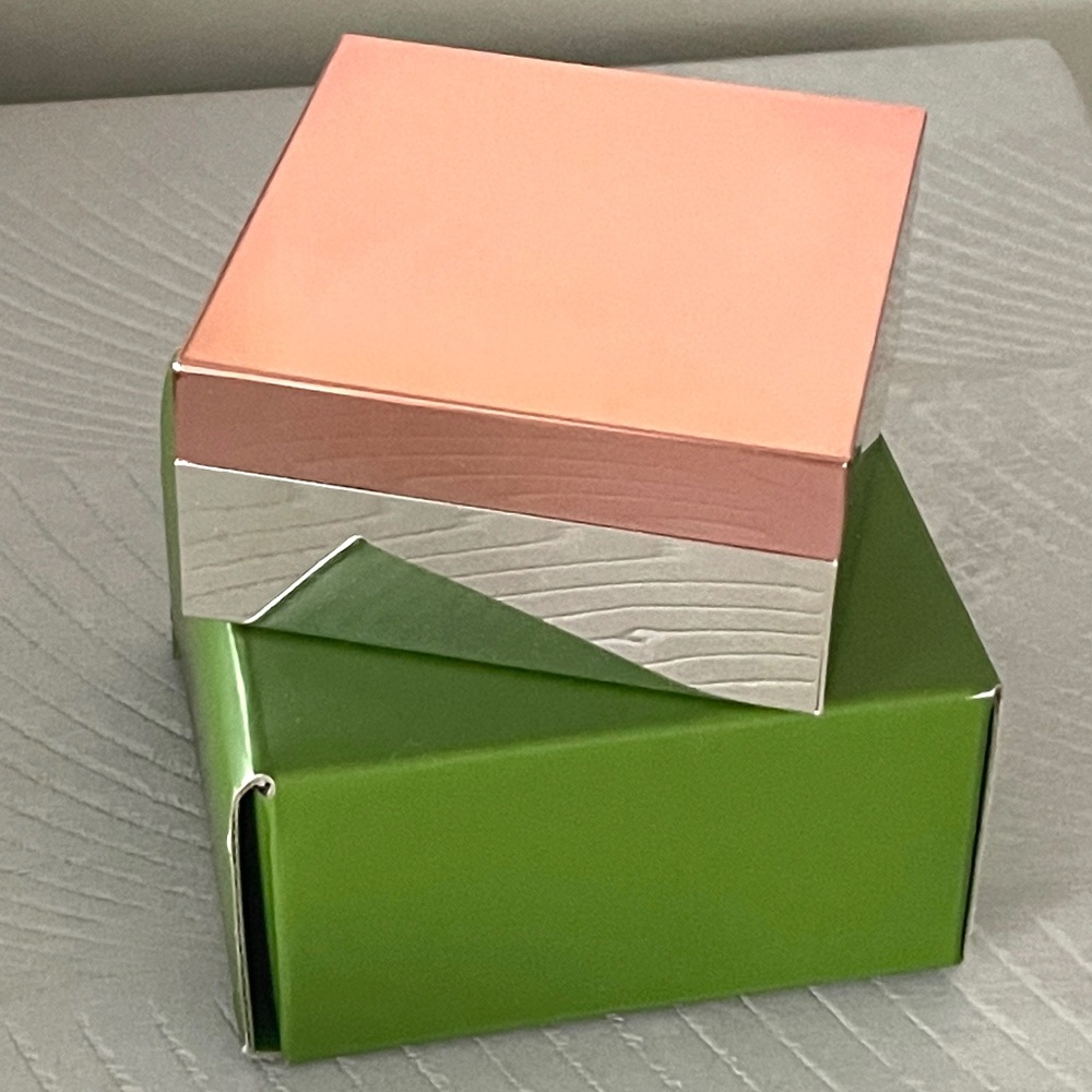 NWT Kate Spade New York x Lenox Rosy Glow Covered Keepsake Box / Jewelry Box